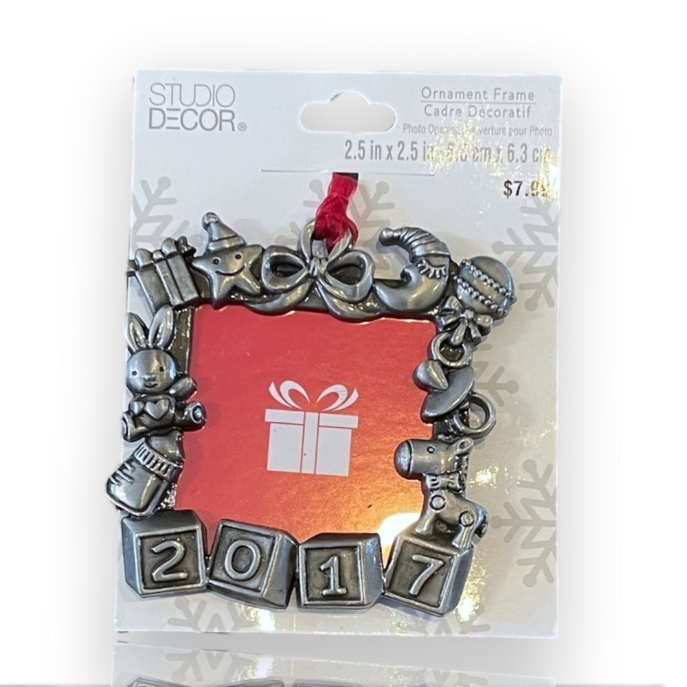 New baby first Christmas  metal ornament​​